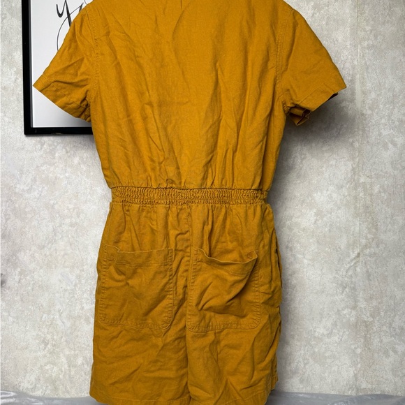 Universal Thread Mustard Button-Up Dress - Picture 6 of 16